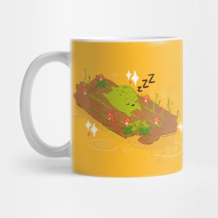 Snoozing Frog Mug